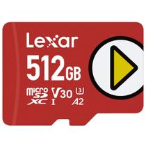 Cartão de memória Lexar 512GB PLAY microSDXC UHS-I C10 U3 V30 A2