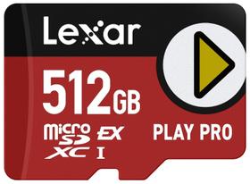 Cartão de memória Lexar 512GB Play PRO MicroSD Express Card