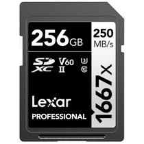 Cartão de memória Lexar Professional 1667x 256GB SDXC UHS-II