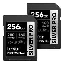 Cartão de Memória Lexar Professional SILVER PRO SDXC 256GB (2 Unidades)