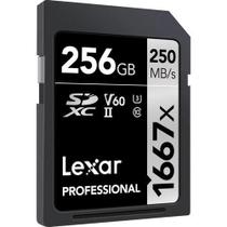 Cartão De Memória Lexar Sd Xc 256Gb 1667X Uhs-Ii 250Mb/S V60