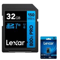 Cartão De Memória Lexar Sdhc 32gb 150mb/s Alta Performance 800x