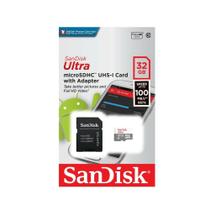 Cartao de memoria micro 32gb sd ultra 100 mb/s sandisk