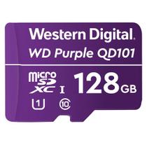 Cartão De Memória Micro-SD 128 GB WD PurpleT Intelbras Durabilidade 5x Maior, Gravação Contínua 24/7