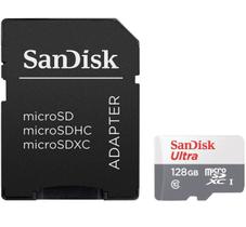 Cartão de memória micro sd 128 gigas sandisk ultra 100mb