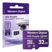 Cartão de Memória Micro SD 32GB Intelbras 16TBW WD Purple