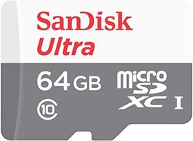 Cartão De Memória Micro Sd 64gb Sandisk Ultra 80mbs Class 10