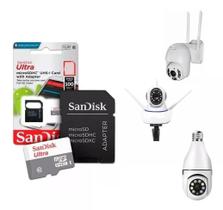 Cartao de Memoria Micro SD de 64GB Sandisk Ultra SDSQUNR064GGN3MA