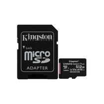 Cartão de Memória Micro SD Kingston Canvas Select Plus 512GB - Alta Capacidade e Desempenho Superior