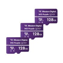 Cartão de Memória Micro-SD P/ Segurança 128GB - 3 Unidades