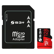 Cartao de Memoria Micro SD S3+ S3SDC10V30E- C10 / 128GB 2X1