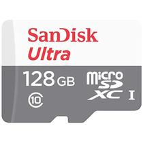 Cartão De Memoria Micro Sd Sandisk 128GB Ultra Classe 10 80mb/s