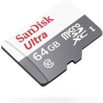 Cartão De Memoria Micro Sd Sandisk 64GB Ultra Classe 10 80mb/s