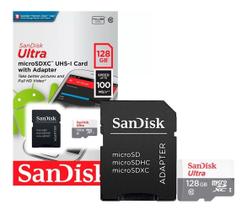 Cartão De Memória Micro Sd Sandisk Com Adaptador 16Gb 32Gb 128Gb Classe 10 Ultra Sandisk