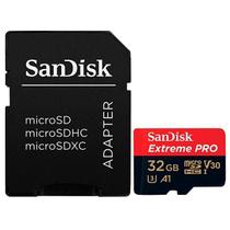 Cartão de Memória Micro SD Sandisk Extreme 100 MB/s U3 V30 4K 32 GB Cartão de Memória Micro SD Sandisk Extreme 100 MB/s U3 V30 4K 32 GB