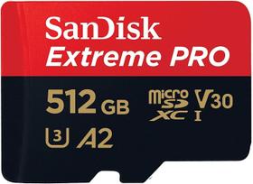 Cartão de Memória Micro SD Sandisk Extreme Pro 512GB MicroSDXC até 200 MB/s, A2, UHSI, Classe 10, U3, V30, Cartão de Memória Micro SD Sandisk Extreme Pro 512GB MicroSDXC até 200 MB/s, A2, UHSI, Classe 10, U3, V30,
