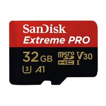 Cartao de Memoria Micro SD Sandisk U3 32GB 100MBS Extreme - (SDSQXCG-032G-GN6MA)