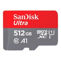 Cartao de Memoria Micro SD Sandisk Ultra 512GB / C10 / 150MBS - (SDSQUAC-512-GN6MN)
