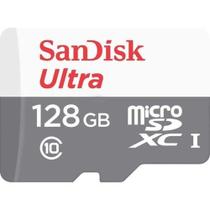 Cartão de Memória Micro SD Sandisk Ultra Classe 10 80MB/S 128GB