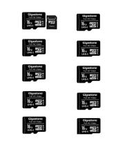 Cartão De Memória Micro Sdhc Classe 10 Gigastone 16Gb - 10Un