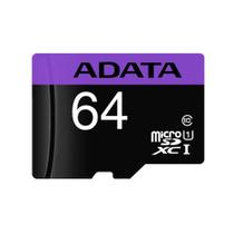 Cartão de Memória Micro SDXC 64GB Adata AUSDX64GUICL10-RA1 Premier SDA 3.0