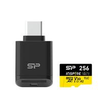 Cartão de Memória Micro SDXC SP Silicon Power 256 GB UHS-I U3 A2 TLC Cartão de Memória Micro SDXC SP Silicon Power 256 GB UHS-I U3 A2 TLC