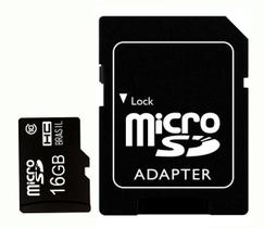 Cartão de Memória MicroSD 16GB com Adaptador SD Goldentec