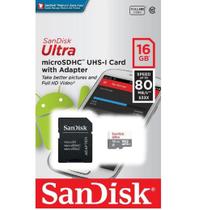 Cartão De Memoria Microsd Class10 16gb Original Sandisk