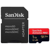 Cartão de Memória Microsd Extreme Pro U3 V30 1TB 4K UHD Sandisk Cartão de Memória Microsd Extreme Pro U3 V30 1TB 4K UHD Sandisk