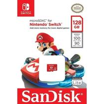 Cartão de Memoria MicroSD Nintendo Switch Mario 128GB Sandisk