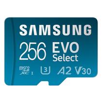 Cartão de Memória microSD SAMSUNG EVO Select 256GB com Adaptador