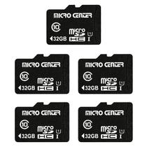 Cartão de Memória microSDHC 32GB Classe 10 - Pacote com 5 Unidades