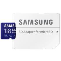Cartão de memória microSDXC 128GB Samsung PRO Plus (UHS-I, U3, A2, V30 c/ Adaptador) - MB-MD128SA/AM