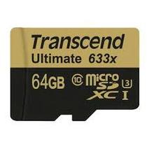 Cartão de Memória MicroSDXC 64GB Transcend Classe 10 UHS-I Ultimate 633x