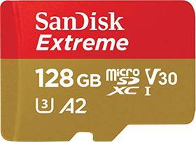 Cartão de memória MicroSDXC SanDisk 128GB Extreme Classe 10 UHS-I U3 A2 160MB/s