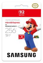 Cartão de Memória Nintendo Samsung MicroSD Express 256GB