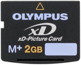 Cartão de memória Olympus xD-Picture Card M+ 2GB Cartão de memória Olympus xD-Picture Card M+ 2GB