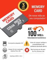 Cartão De Memória para Celular MicroSD Classe 10 128GB 256GB 512GB 1TB Cartão para Smartphone.III