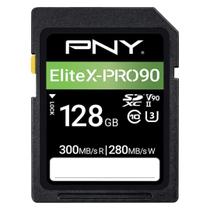 Cartão de memória PNY Elitex-pro90 128GB SDXC UHS-II V90 8K UHD Cartão de memória PNY Elitex-pro90 128GB SDXC UHS-II V90 8K UHD