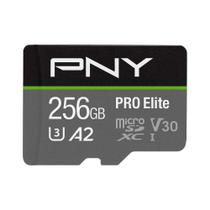 Cartão de memória PNY PRO Elite microSDXC 256GB Classe 10 U3 V30