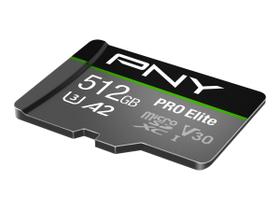 Cartão de memória PNY PRO Elite microSDXC 512GB Classe 10 U3 V30