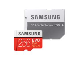 Cartão de Memória Samsung EVO Plus 256GB microSDXC U3 - Classe 10