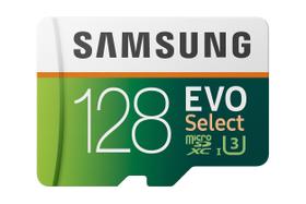 Cartão de memória SAMSUNG EVO Select 128GB microSDXC UHS-I U3