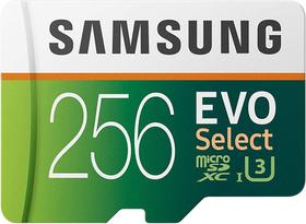 Cartão de memória SAMSUNG EVO Select 256GB microSDXC UHS-I U3