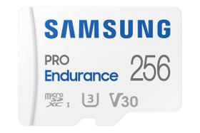 Cartão de Memória SAMSUNG PRO Endurance microSDXC 256GB com Adaptador