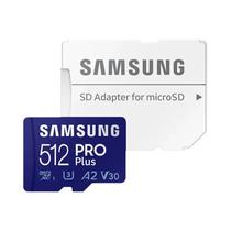 Cartão de Memória Samsung Pro Plus - Alta Velocidade (512GB, 256GB, 128GB, 64GB) - UHS-I Classe 10