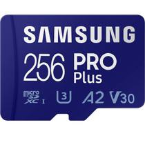 Cartão de memória samsung pro plus micro sdxc 256gb