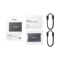 Cartão de Memória Samsung SSD 2TB Portátil T7 Titan