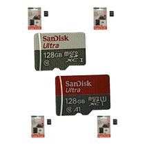 Cartão de Memoria Sandisk 128 Gb + Adaptador Sd 100Mbs Classe 10