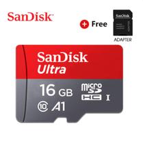 Cartão de Memória Sandisk 16GB e Adaptador MicroSD